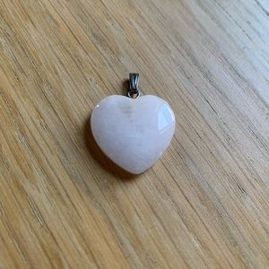 Rose Quartz Heart Pendant